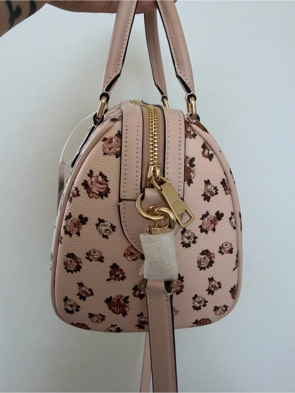 Coach structured satchel